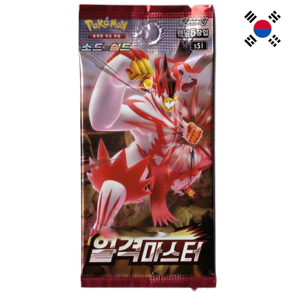 Pokemon Single Strike Booster Pack Korean