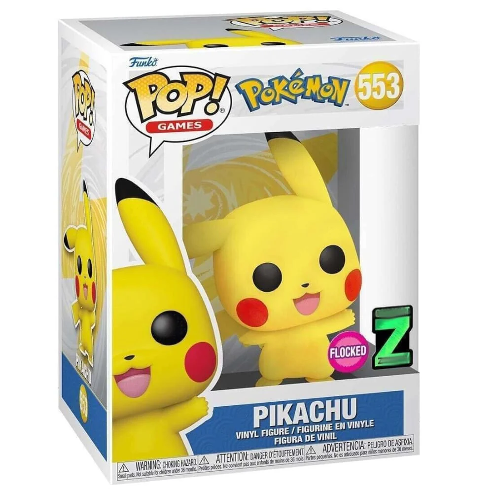 Funko Pop! Pokemon Pikachu Waving - Flocked (581)