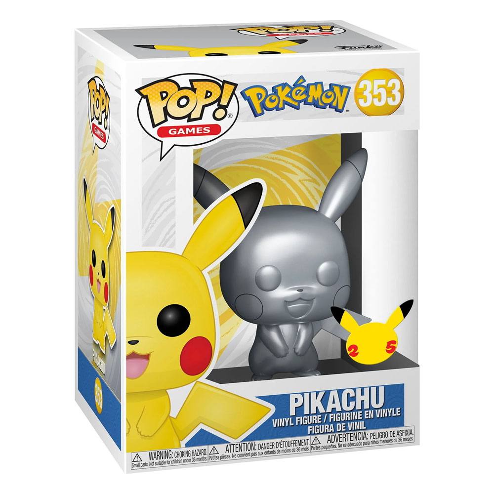 Funko Pop! Pokemon Pikachu Silver Edition (353)
