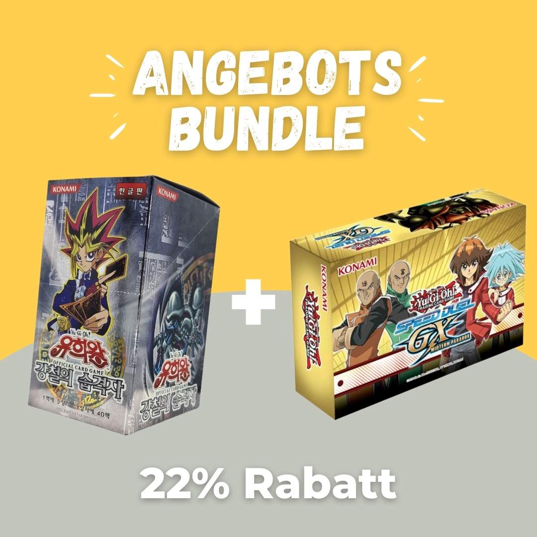 Yugioh Metal Raiders Display Koreanisch & Speed Duel GX: Midterm Paradox Box Angebots Bundle