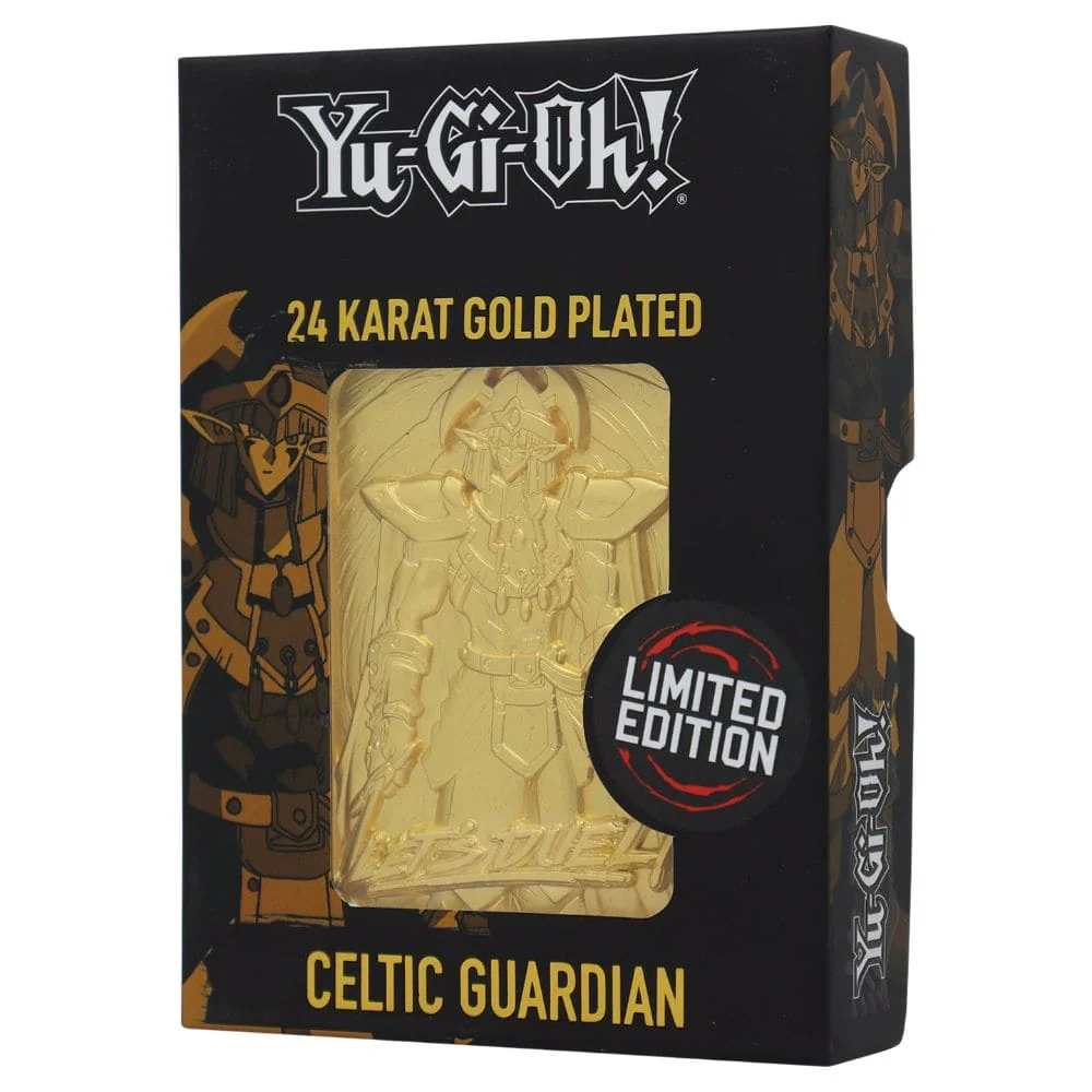 Yu-Gi-Oh! 24k Gold Plated Collectible Celtic Guardian