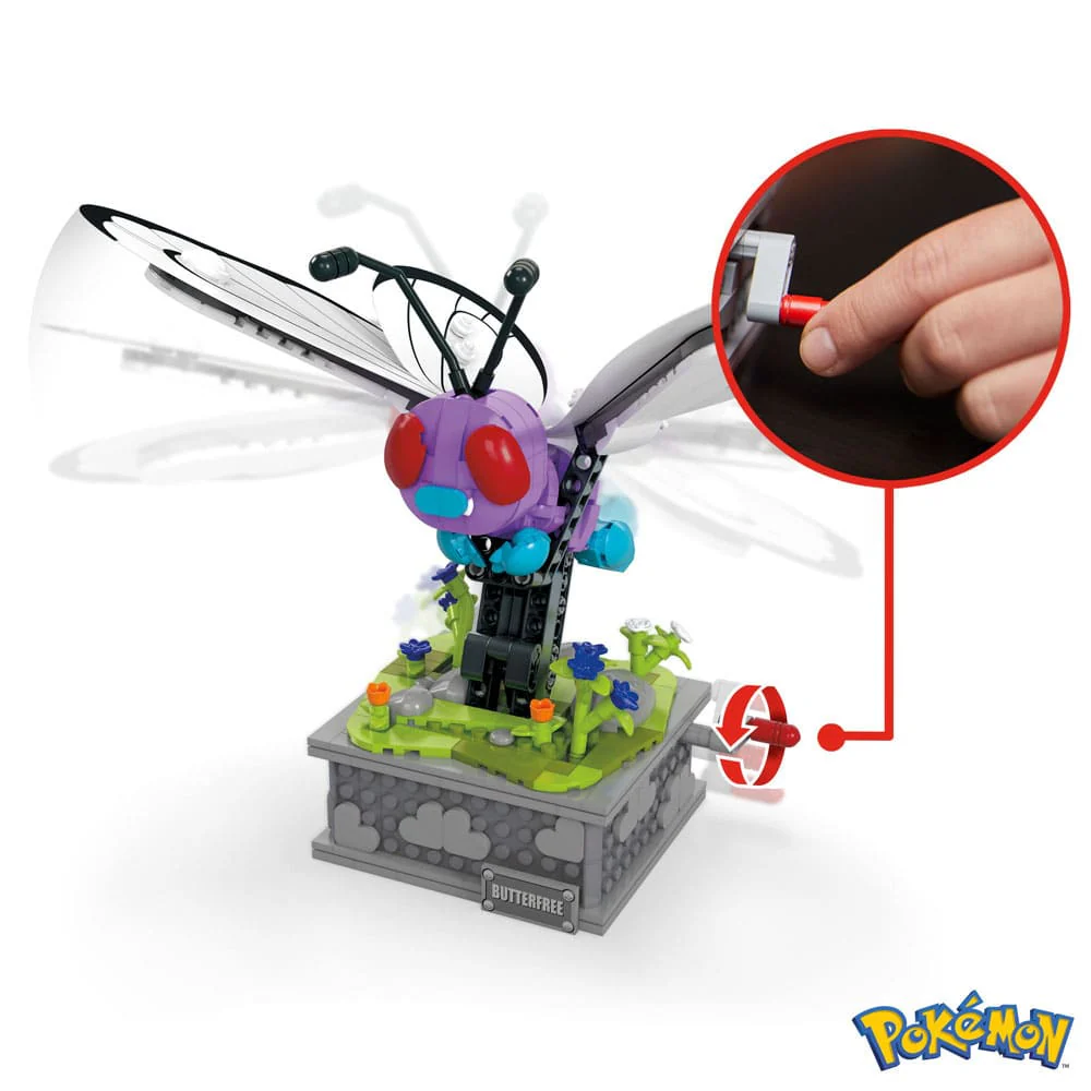 Pokemon Mega Construx Bauset Motion Smettbo 22cm