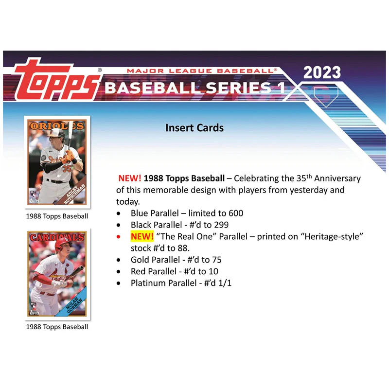 2023 Topps Series 1 Baseball Jumbo Box