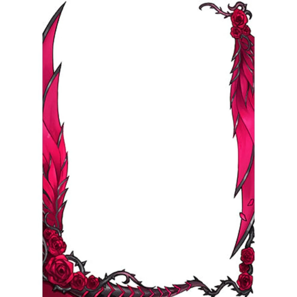 Mana Moon Border Sleeves Black Thorned Rose 70 pieces