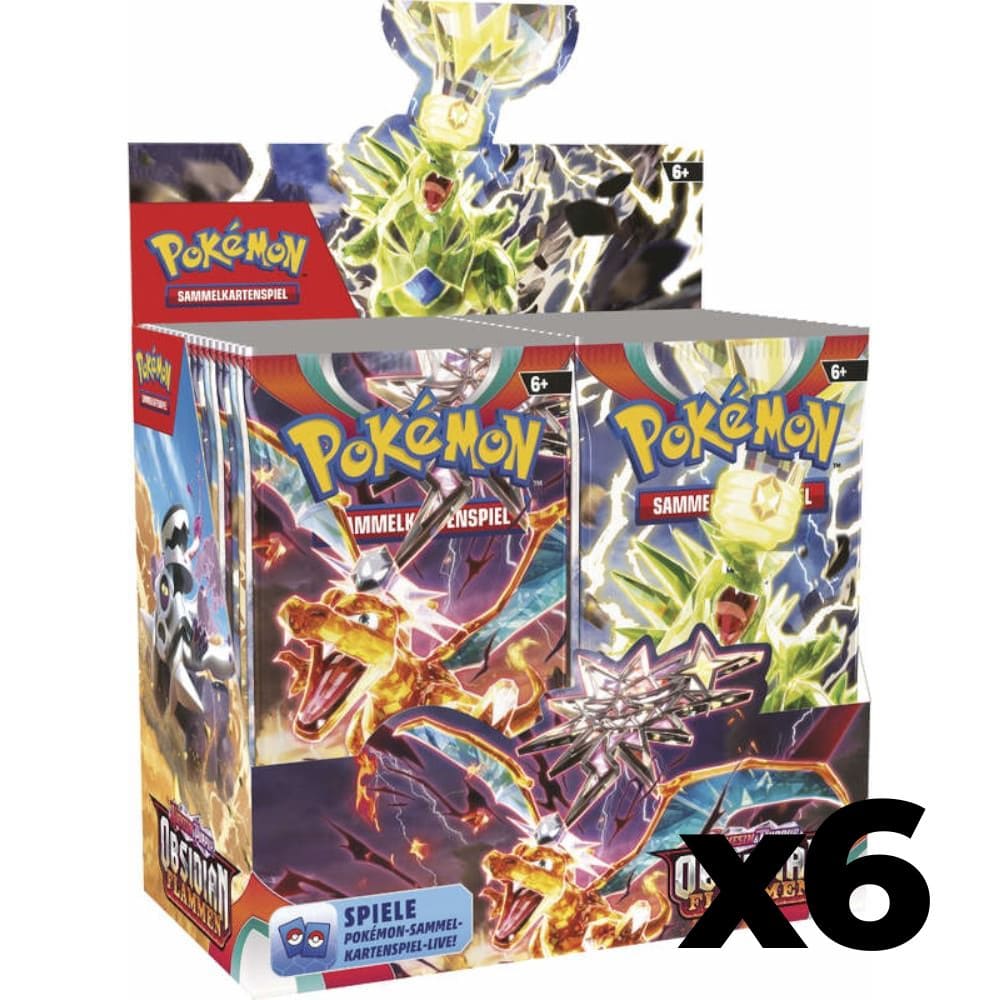 Pokemon Obsidianflammen Case (6 Displays)