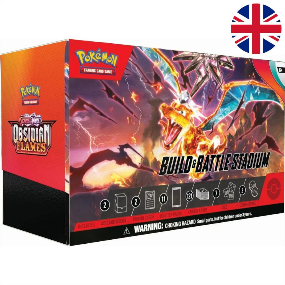 Pokemon Obsidian Flames Build & Battle Stadium Box Release: 11.08.2023