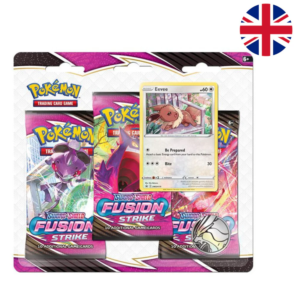Pokemon Fusion Strike 3er Blister Eevee