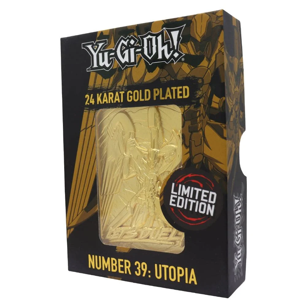 Yu-Gi-Oh! 24k Gold Plated Collectible Utopia