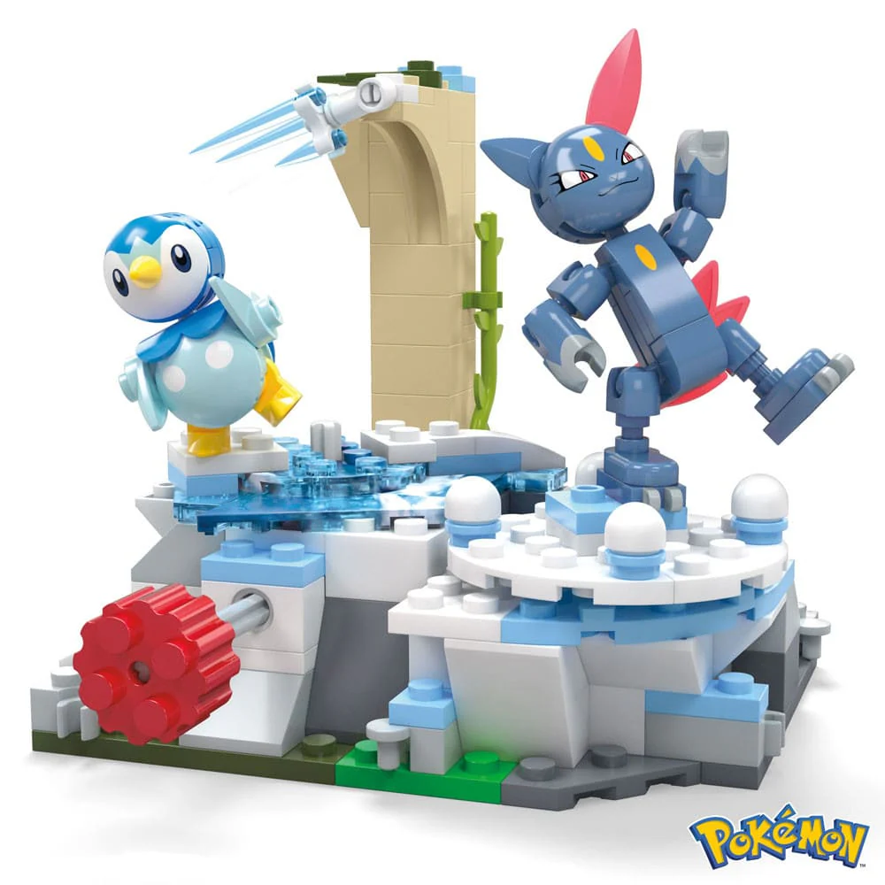 Pokemon Mega Construx Bauset Plinfas and Sniebel's Snow Day 11cm