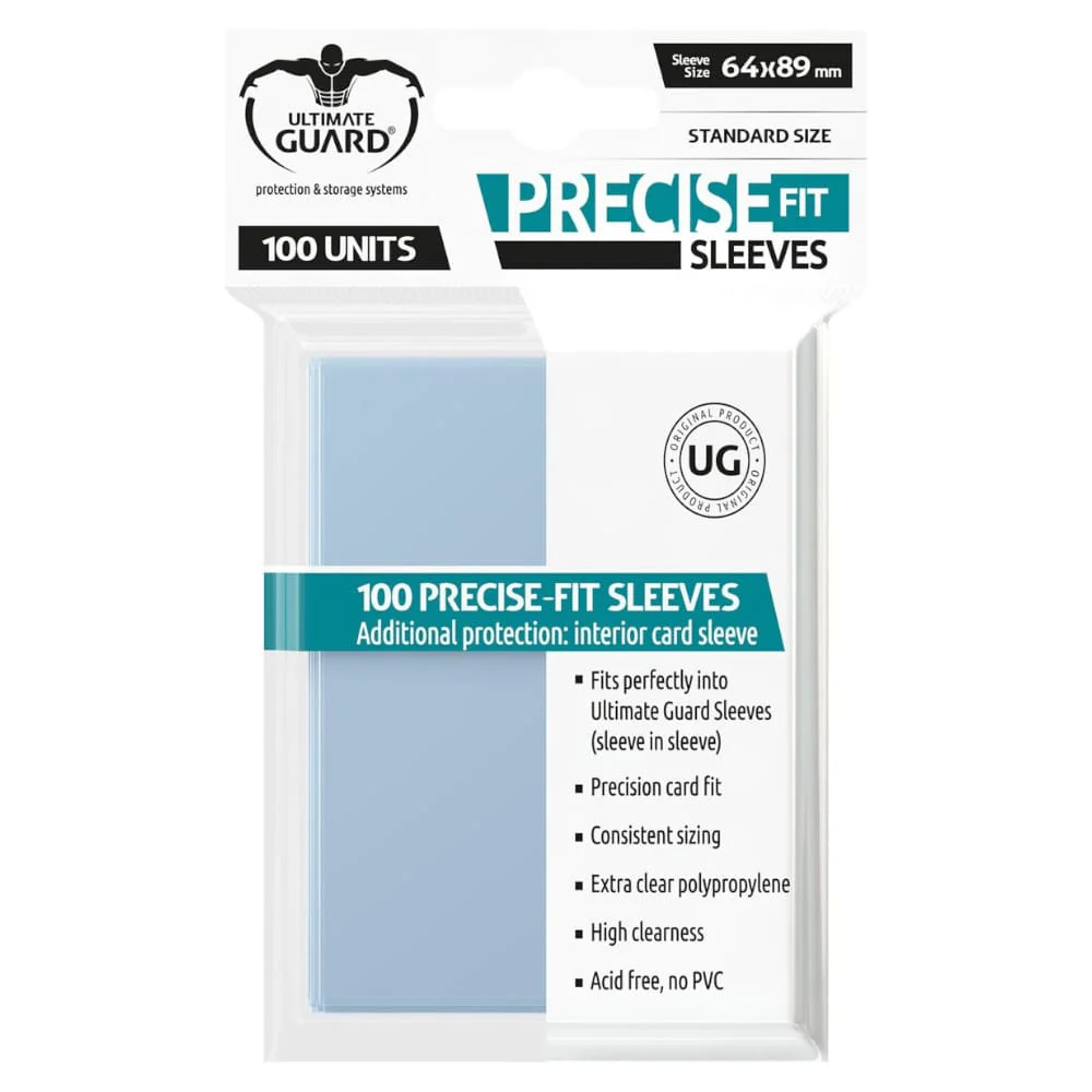 Ultimate Guard Standard Size Precise-Fit Sleeves 100 pieces