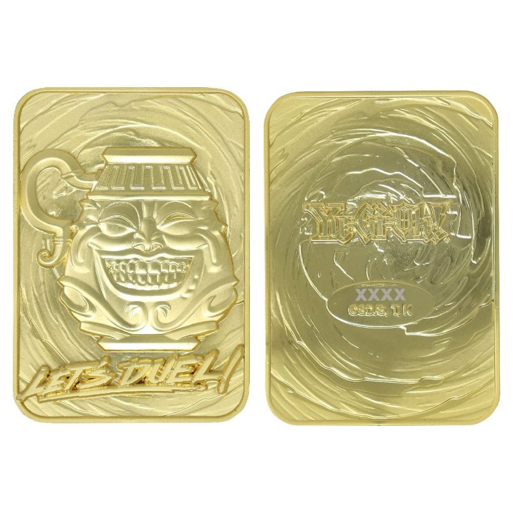 Yu-Gi-Oh! 24k Gold Plated Collectible Pot of Greed