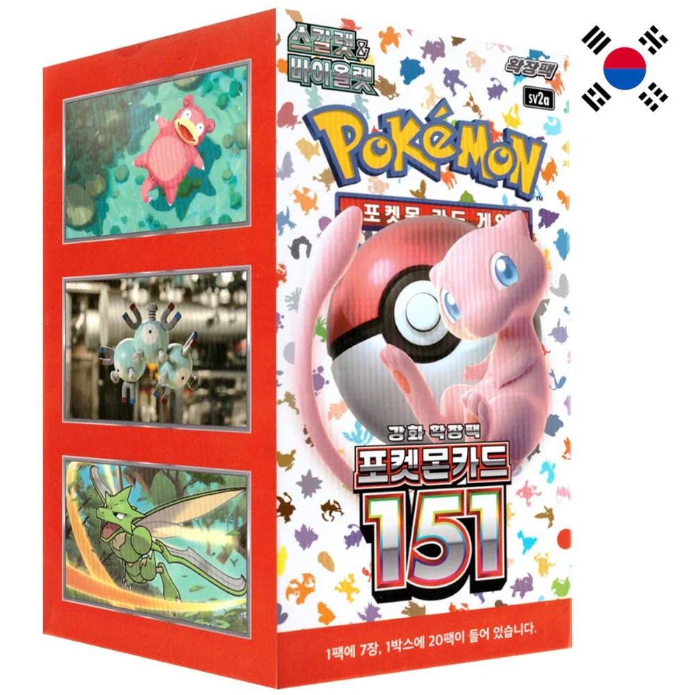Pokemon 151 20pcs Booster Box Korean