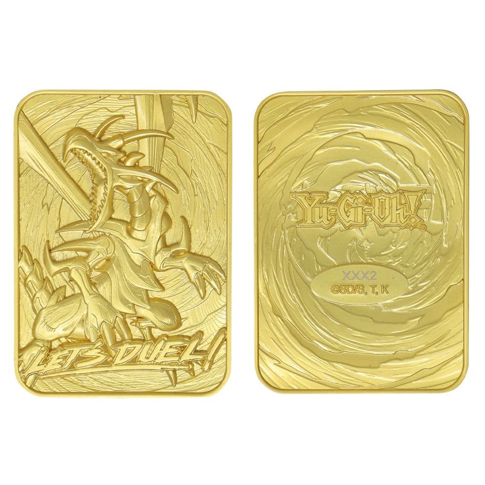 Yu-Gi-Oh! 24k Gold Plated Collectible Red Eyes Black Dragon