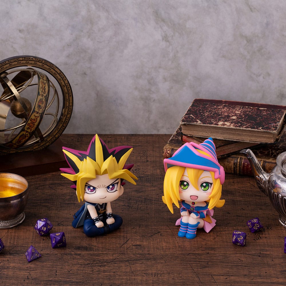 Yu-Gi-Oh! Duel Monsters Look Up PVC Statue Yami Yugi & Dark Magician Girl Set 11cm