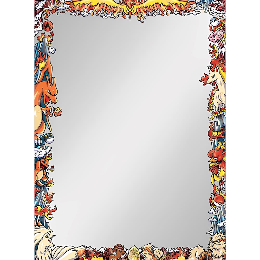 GuardUp Border Sleeves Fire Track 60 pieces