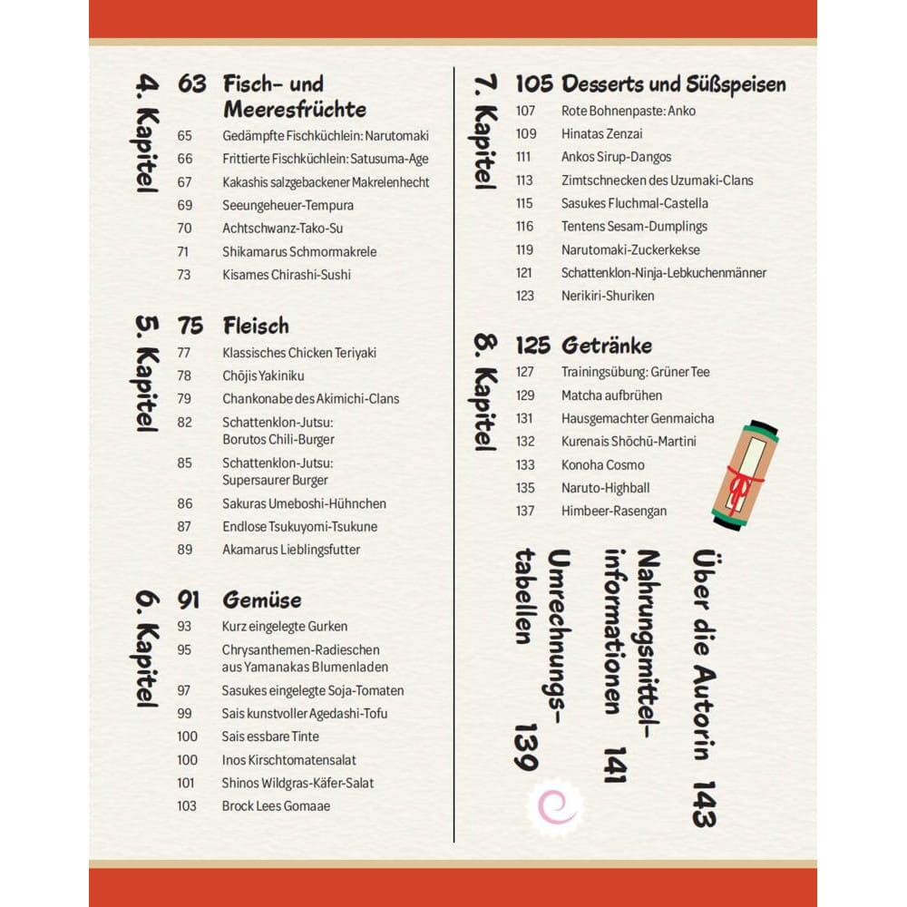Naruto The Unofficial Cookbook German