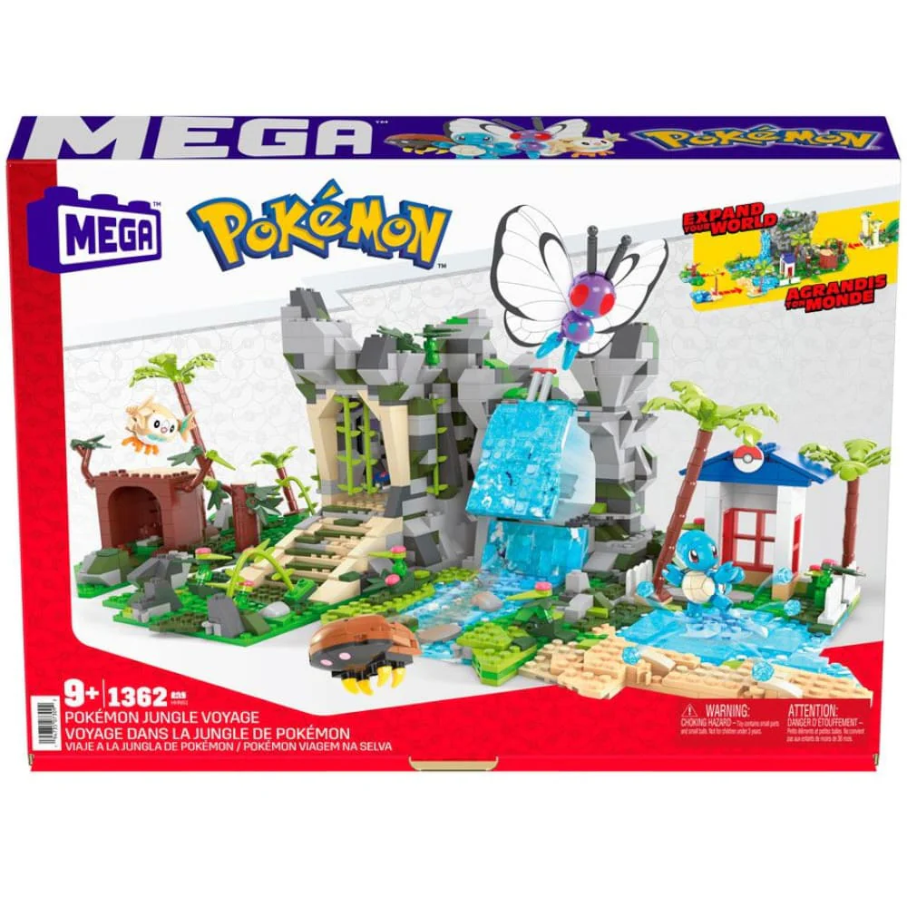 Pokemon Mega Construx Bauset Jungle Travel