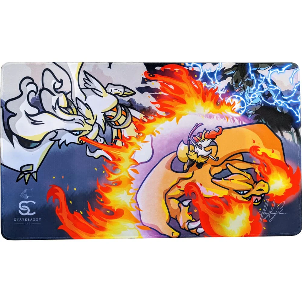 Stay Classy Playmat Through Fire and Flames