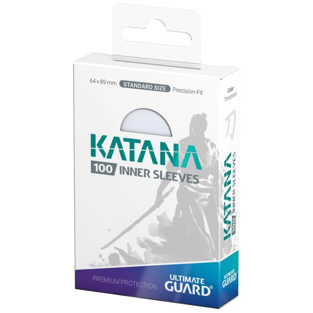 Ultimate Guard Standard Size Katana Inner Sleeves 100 pieces transparent