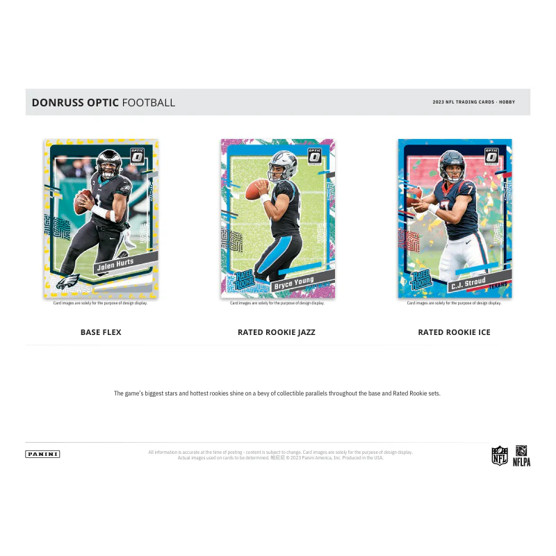 2023 Panini Donruss Optic Football Hobby 12 Box Case