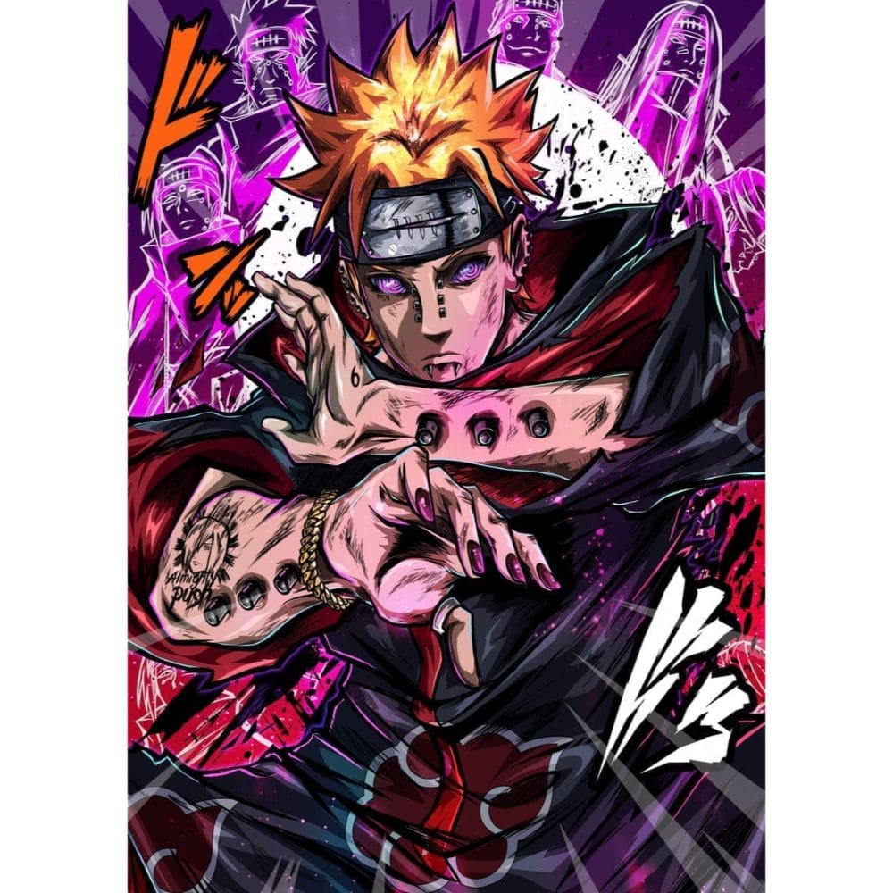 Acrylic Art Naruto Pain