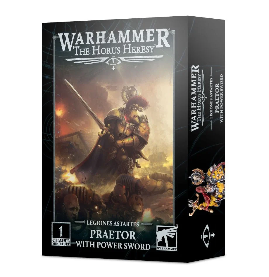 HORUS HERESY PRAETOR WITH POWER SWORD