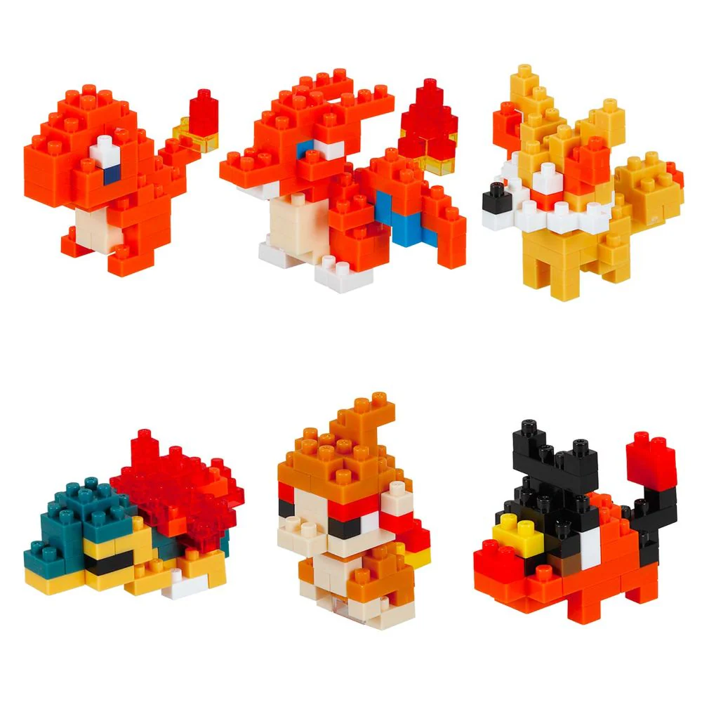 Nanoblock Pokemon Fire Pokemon Box