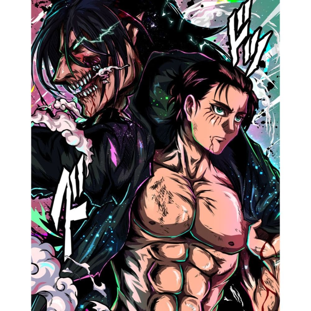 Acrylic Art Attack on Titan Titan Zap