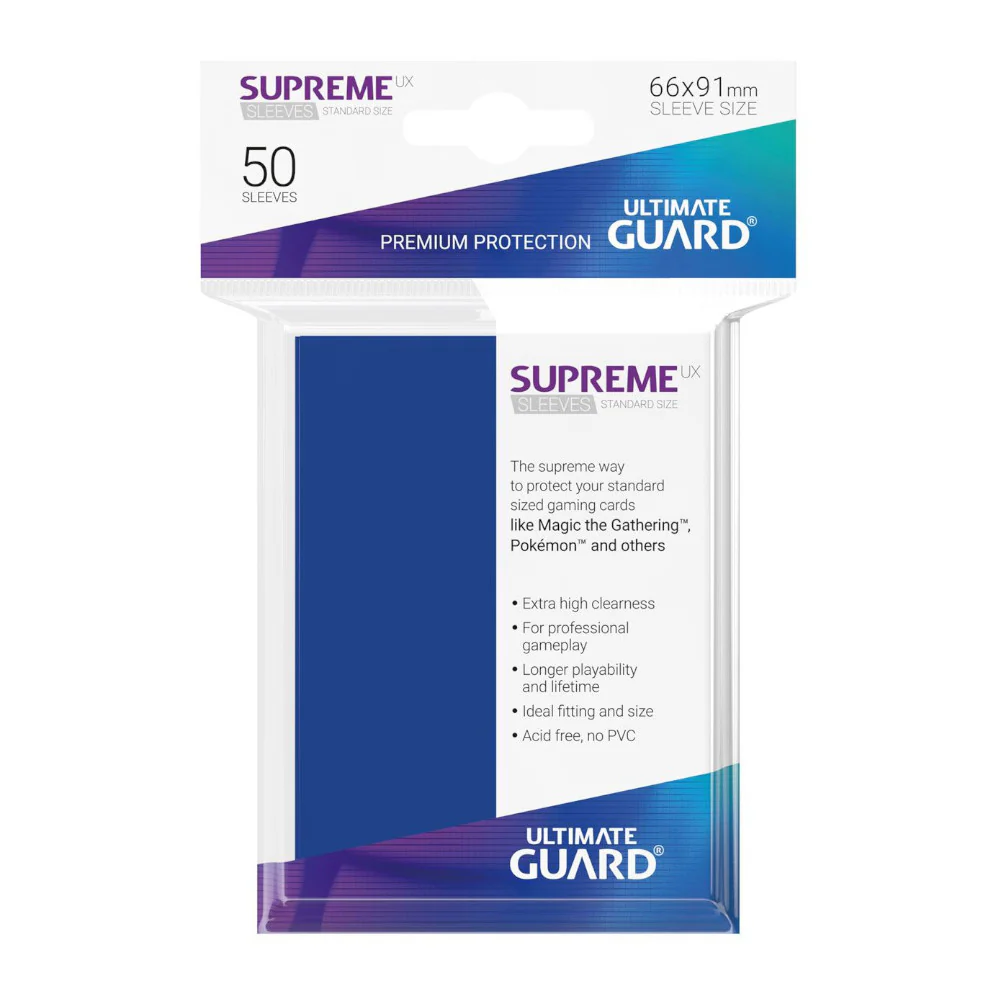 Ultimate Guard Standard Size Supreme UX Sleeves 50 pieces of multicolor