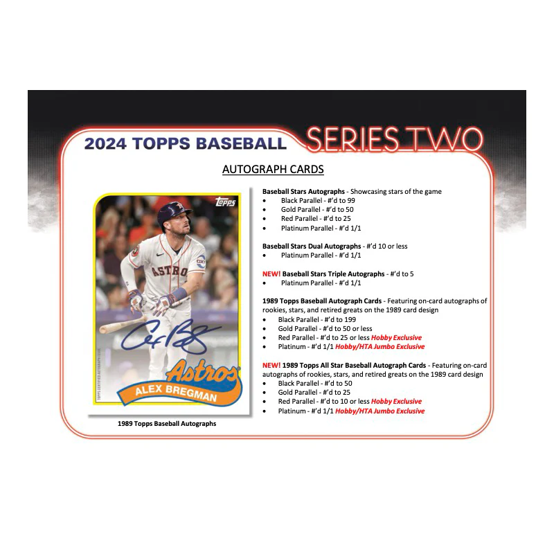 2024 Topps Series 2 Baseball Jumbo Box