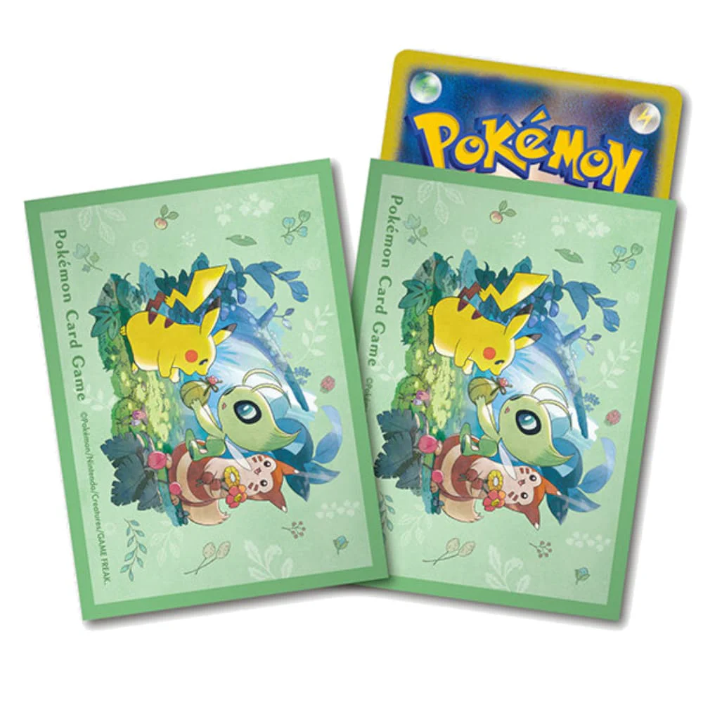 Pokemon Center Sleeves Forest Gift 64 pieces