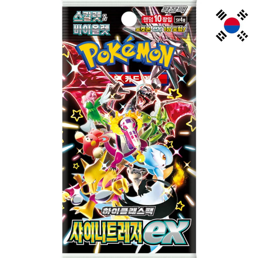 Pokemon Shiny Treasure EX Booster Korean