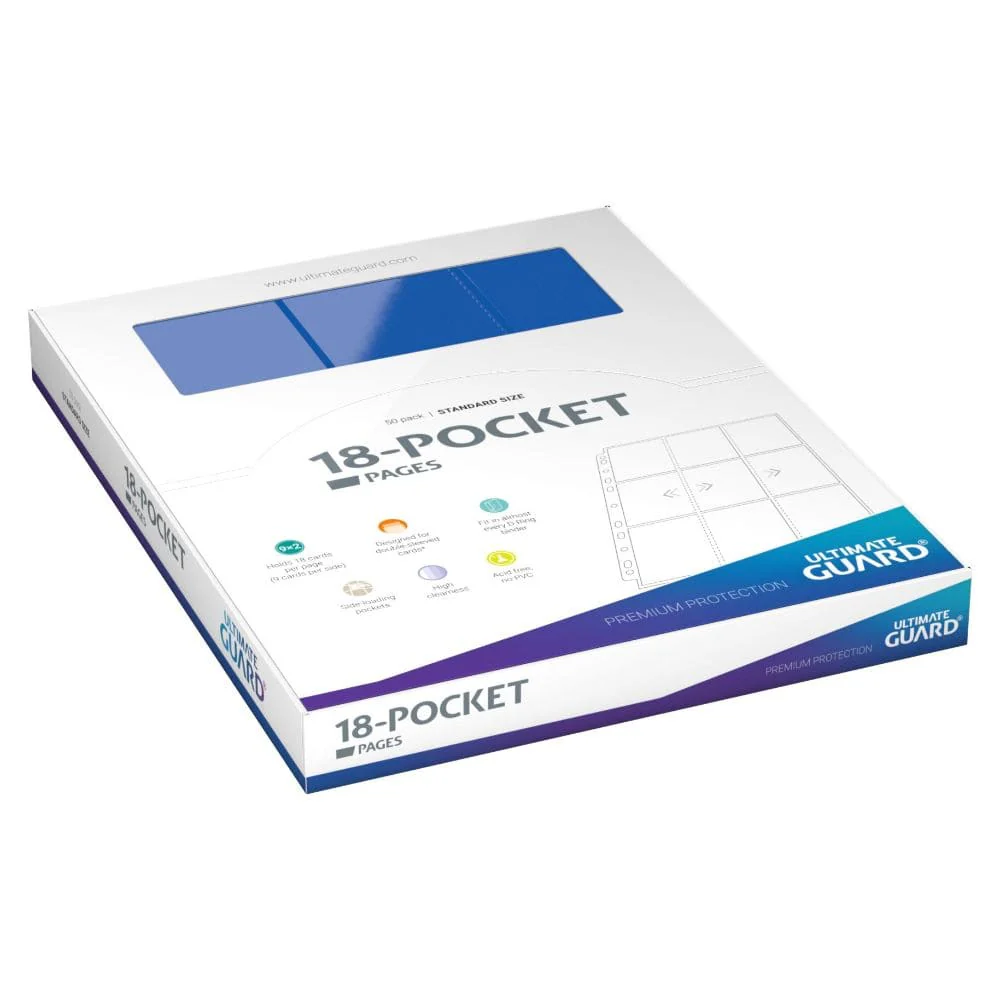 Ultimate Guard Standard Size 18-Pocket Side-Loading Supreme Pages Multicolor