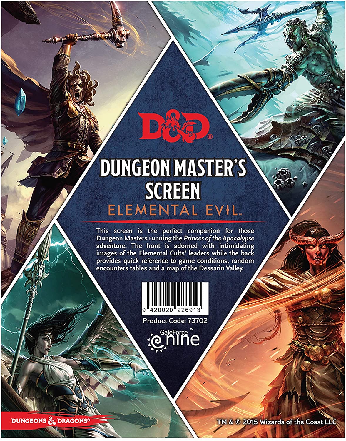 ELEMENTAL EVIL DM SCREEN