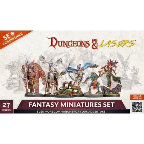 DUNGEONS & LASERS FANTASY MINIATURES SET