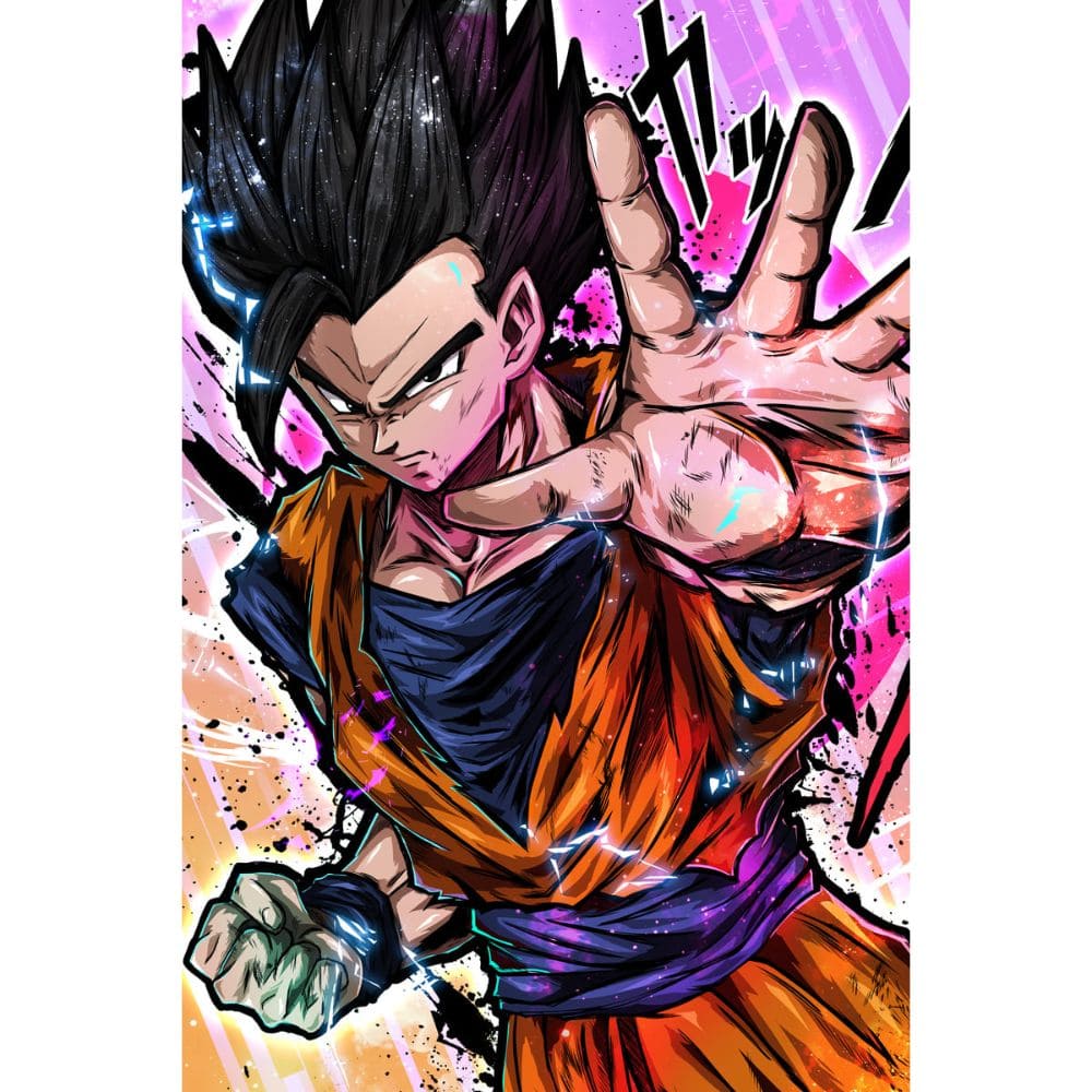 Acrylic Art Dragon Ball Saiyan sound