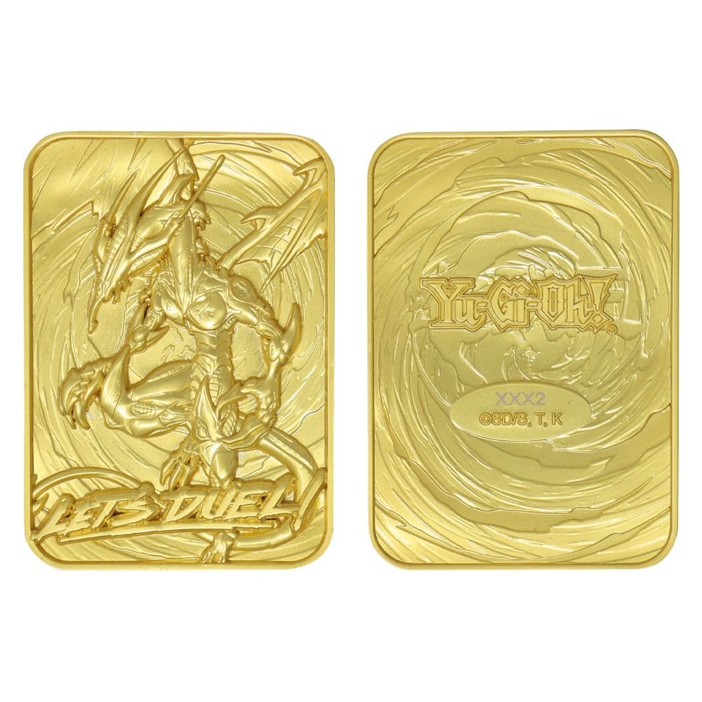 Yu-Gi-Oh! 24k Gold Plated Collectible Stardust Dragon