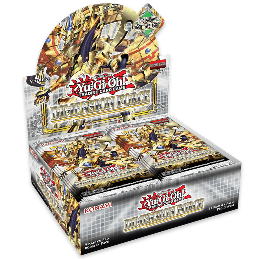 Yu-Gi-Oh! Dimension Force 24 display