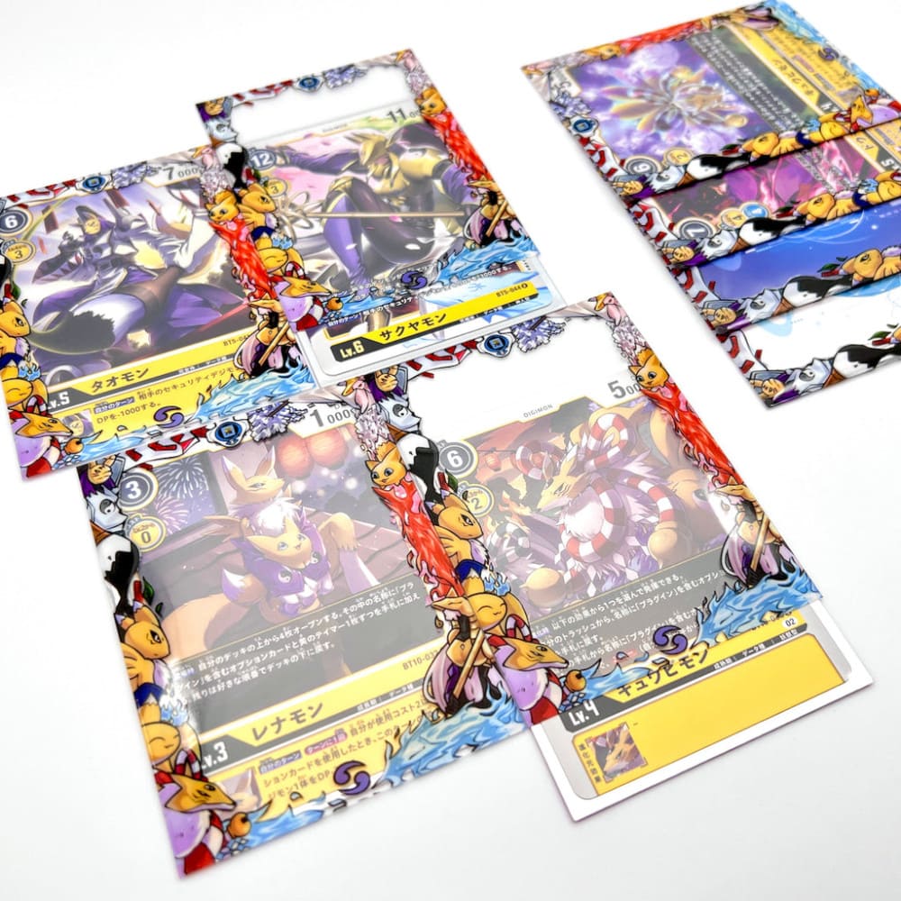 GuardUp Border Sleeves Yellow Fox Priestess 60 pieces