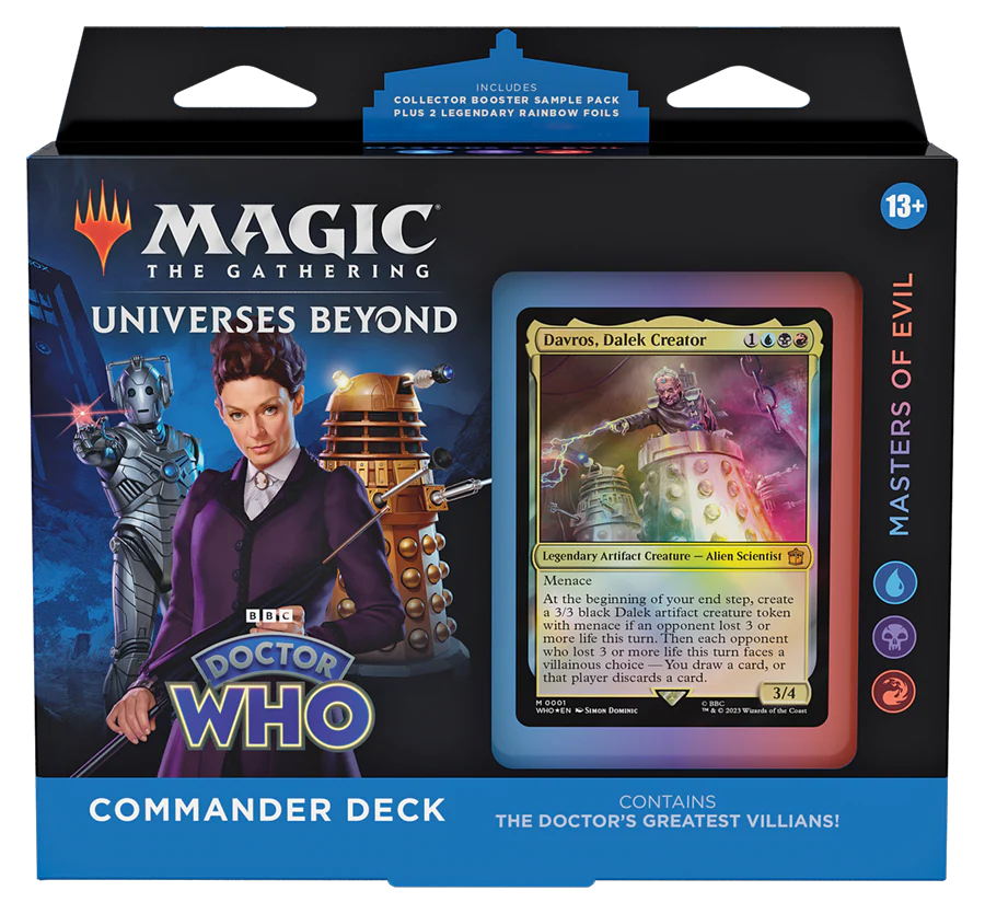 MASTERS OF EVIL COMMANDER DECK UNIVERSES BEYOND DOCTOR WHO