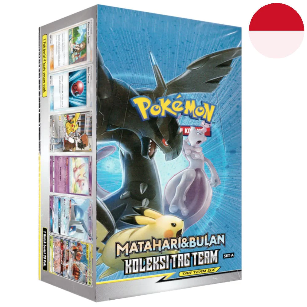 Pokemon Koleksi TAG TEAM (Set A) 20 display Indonesian