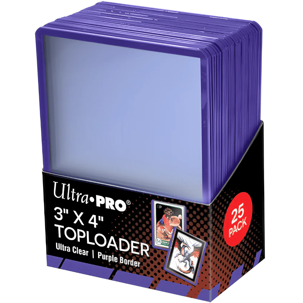 Ultra Pro Toploader Coloured Border 25 pieces
