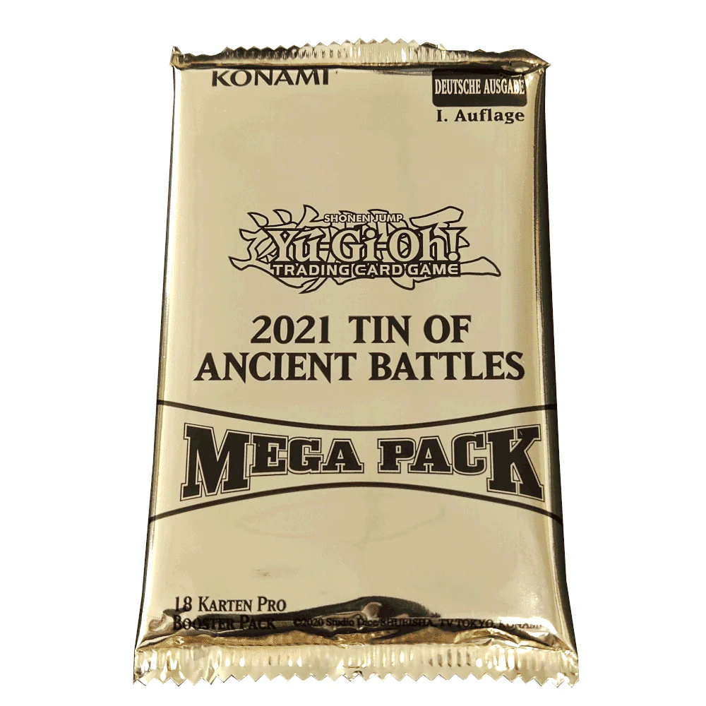 Yu-Gi-Oh! Mega News 2021 Tin of Ancient Battles Booster