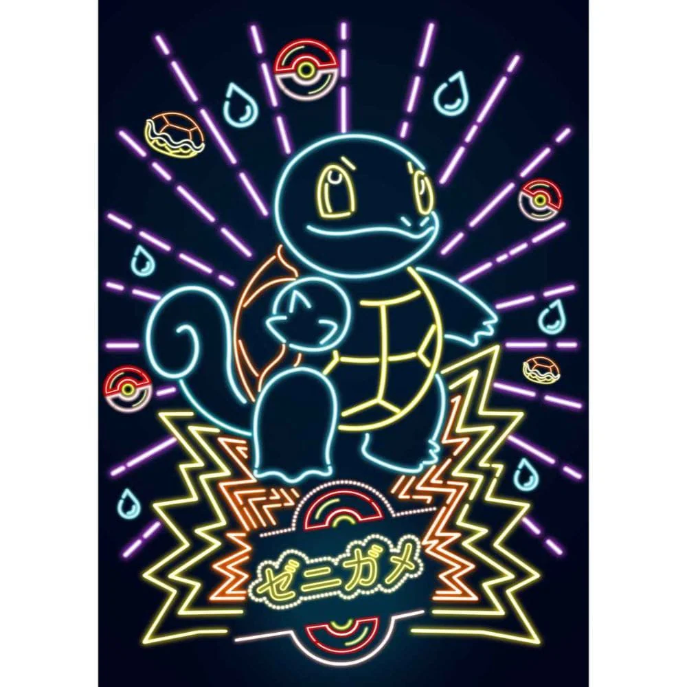 Acrylic Art Pokemon Squirtle NEON
