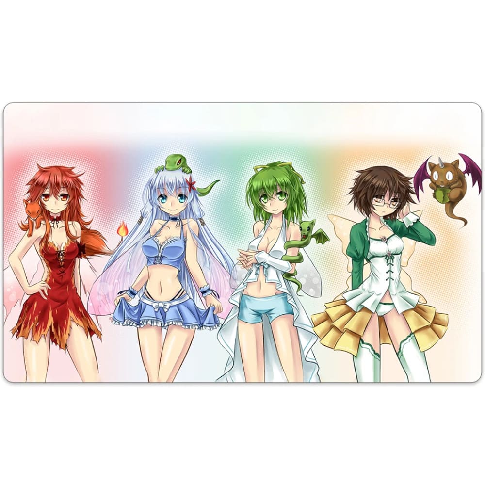 GuardUp Playmat Fire, Water, Wind, Earth