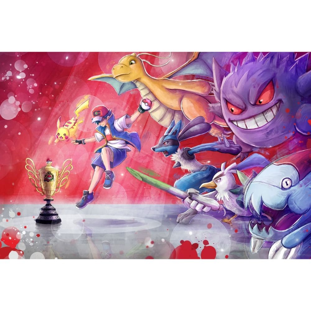 Acrylic Art Pokemon Championship Team