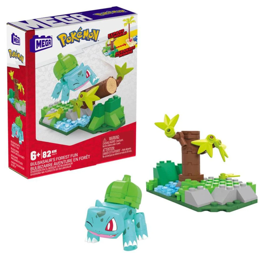 Pokemon Mega Construx Bauset Bulbasaur's Forest Fun