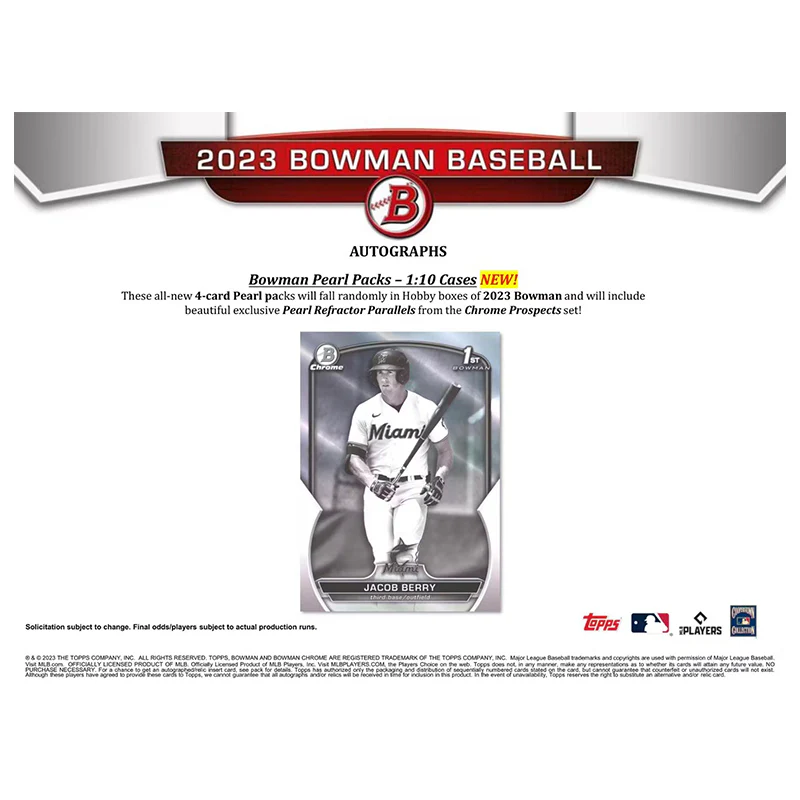 2023 Bowman Baseball Hobby Box