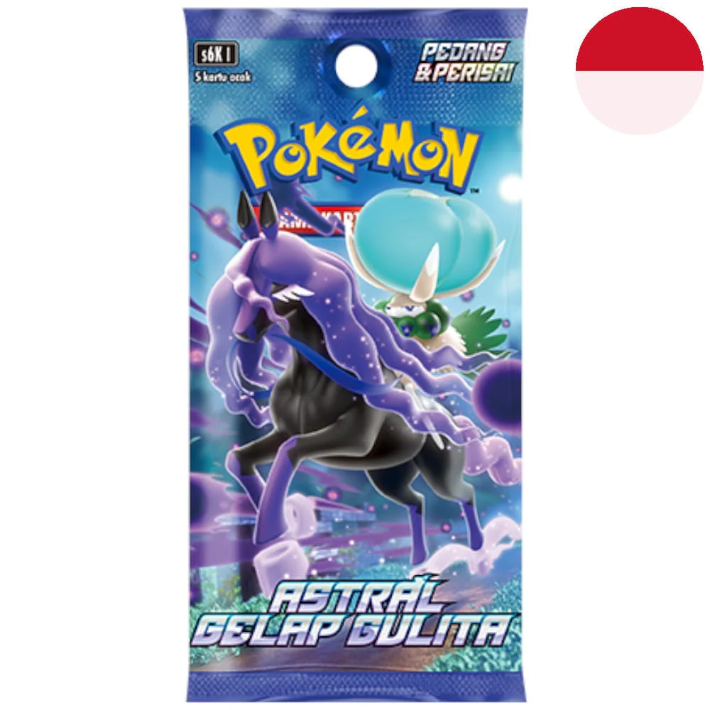 Pokemon Jet Black Spirit Booster Indonesian