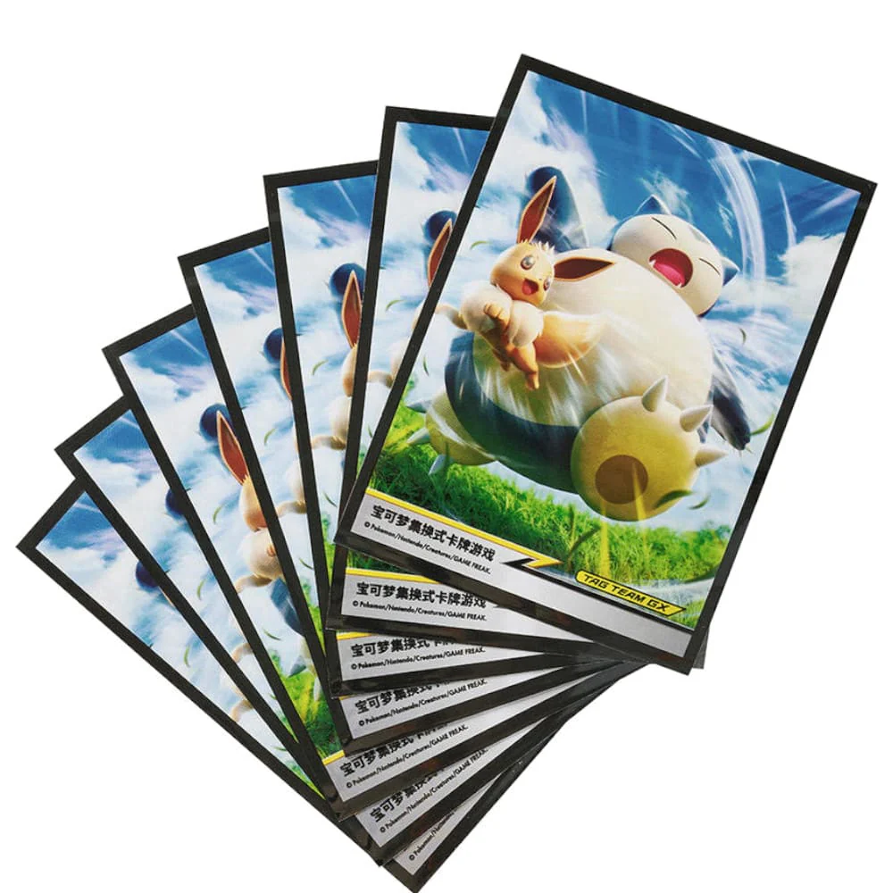Pokemon Sleeves Shine Together Relaxo & Evoli